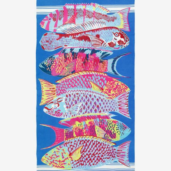 Turquoise blue fouta towel