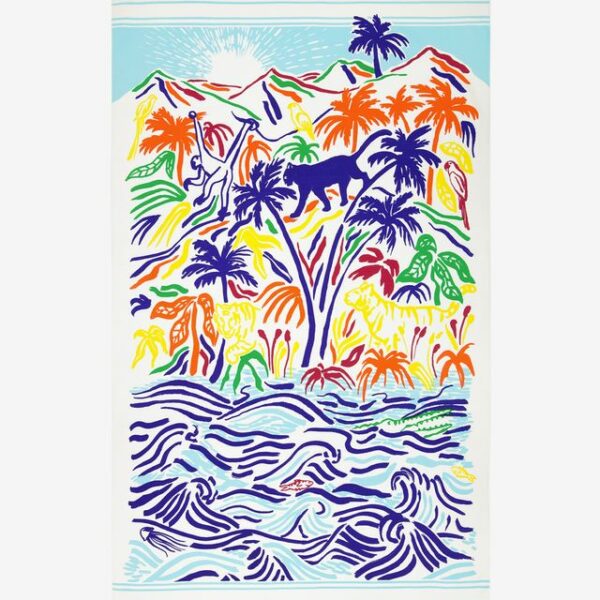 Multicolor fouta towel