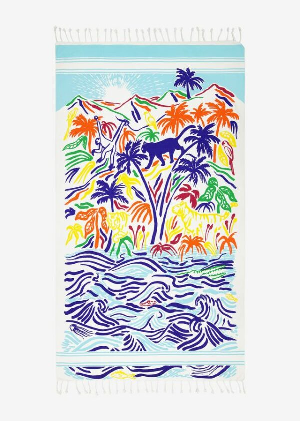 Multicolor fouta towel